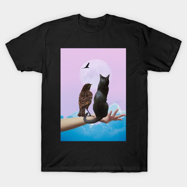 The cat love T-Shirt by ManifestYDream